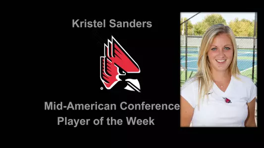 Sanders Earns MAC Tennis Weekly Honors