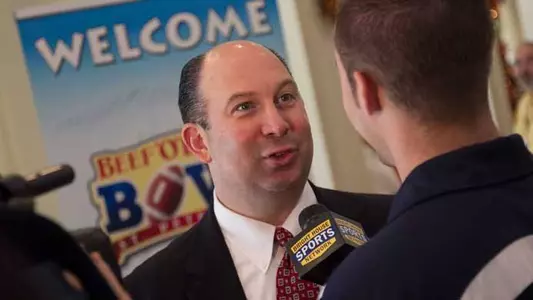 Football's Coach Lembo Conducts Annual Career Night