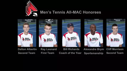 Men's Tennis Team Honored by MAC