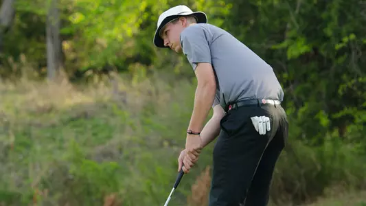 Men?s Golf Three Shots off Lead at Jim West