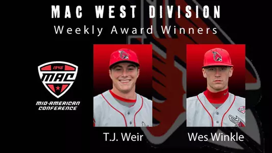 Baseball Sweeps MAC West Weekly Awards