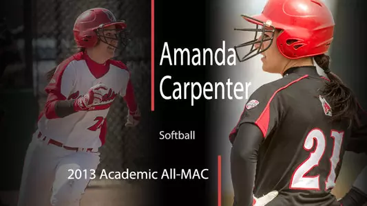 Softball?s Carpenter Named To Academic All-MAC Squad
