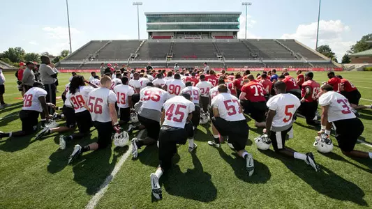 Football Concludes Fall Camp @Pete_Lembo