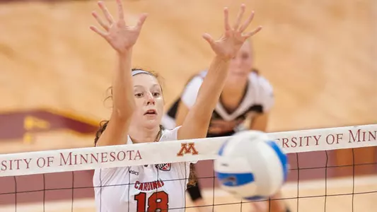 Women's Volleyball Blocks Its Way Past SMU