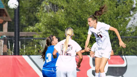 Soccer Scores Early in 2-0 Shutout at Akron
