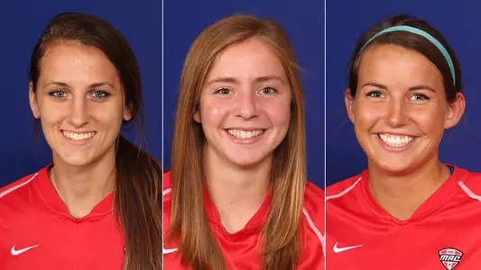 Three Soccer Cardinals Named Academic All-MAC