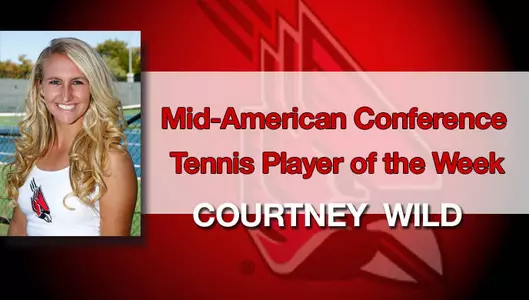 Wild Earns MAC Tennis Singles Player of The Week
