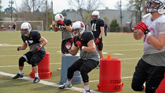 Football Spring Practice Continues;Meet Nick Siatras