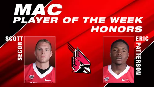 Two Football Players Honored with MAC Weekly Honors