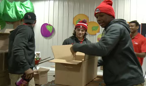 Football Spends Time Involved in Community