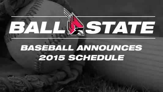 Baseball Announces 2015 Schedule