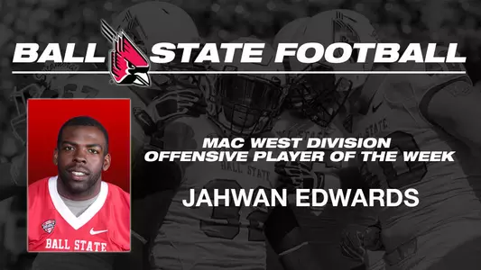 Football's Edwards Earns MAC Weekly Award
