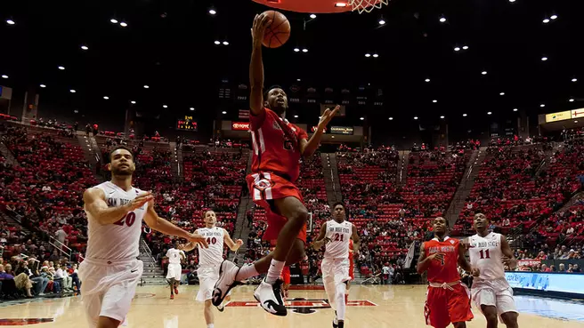 Men?s Hoops Shows Fight at No. 17 San Diego State