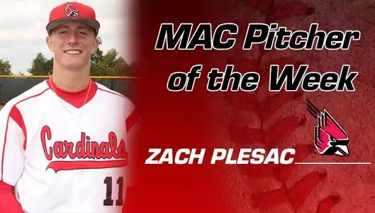Baseball's Zach Plesac Named MAC Pitcher of the Week