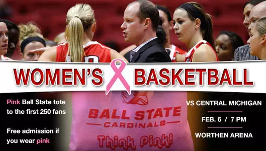 WBB Plays CMU Thursday In Annual Think Pink Game