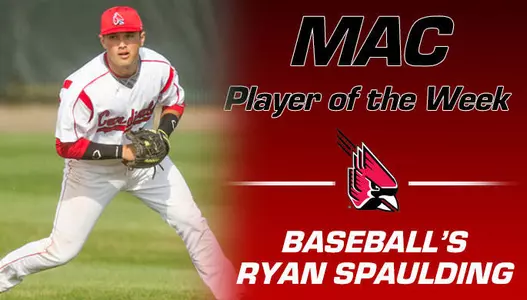 Baseball's Ryan Spaulding Earns MAC Weekly Award