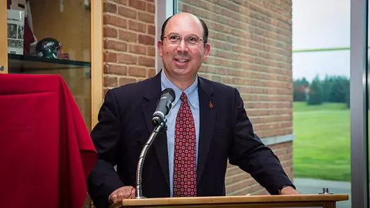 Football's Lembo Supports Student Employment Week