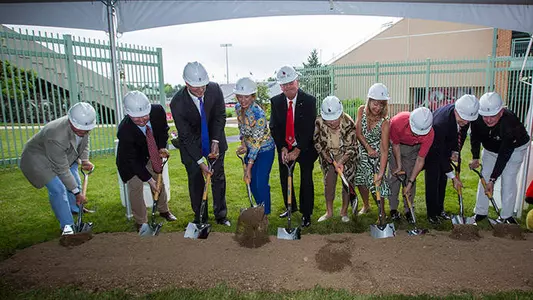 Football Breaks Ground & Renovates Locker Room