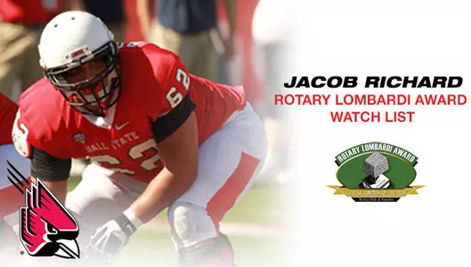 Football's Richard on Lombardi Award Watch List
