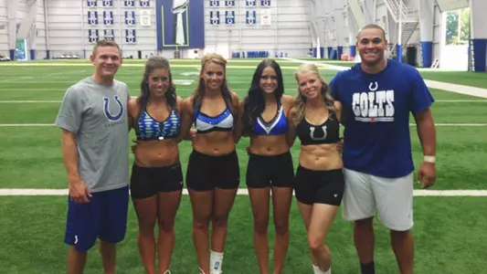 Former Cheerleaders Make Colts' Blue Stampede Squad