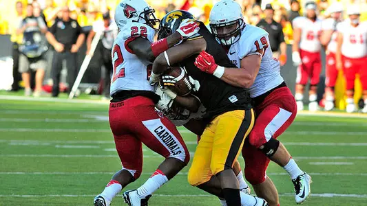 Iowa Comes Back for 17-13 Win over Cardinals