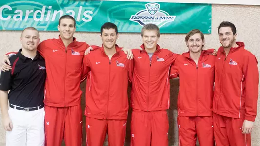 Men's Swim & Dive Downs Evansville 196-98