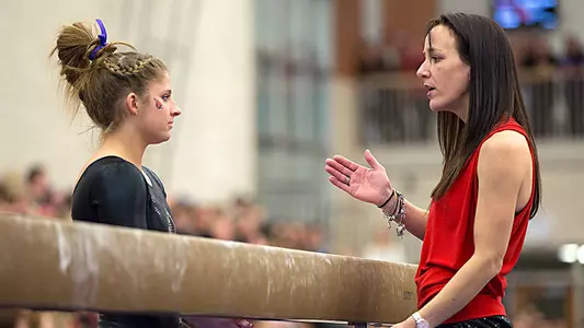 Gymnastics Competes vs. Two Big Ten Conference Foes
