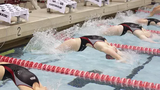 Women?s Swim & Dive Defeats Milwaukee 128-114