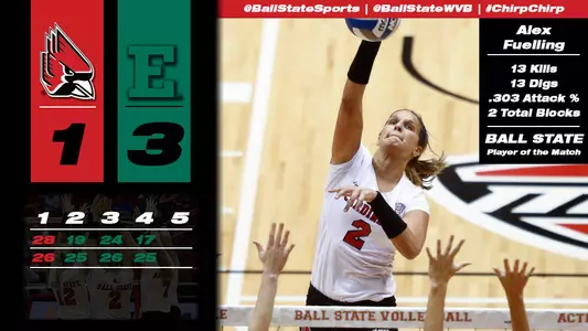 Eastern Michigan Battles Past Women?s Volleyball