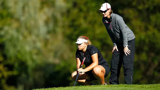 Women?s Golf Fourth after Cardinal Classic Day 1