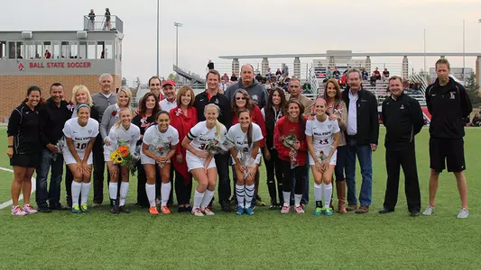 Soccer Handcuffs Akron in Senior Day Shutout