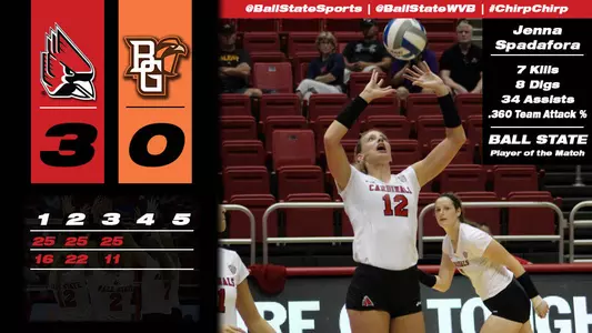 WVB Soars Past Falcons To Complete Weekend Sweep