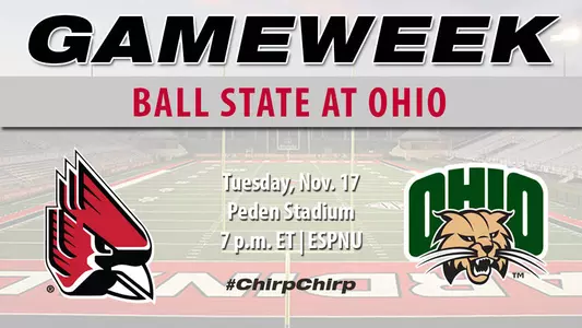 Gameweek: Ball State Returns to Action Tuesday Night at Ohio