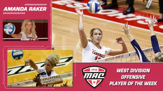 WVB?s Raker Named MAC West Division Offensive Player of the Week
