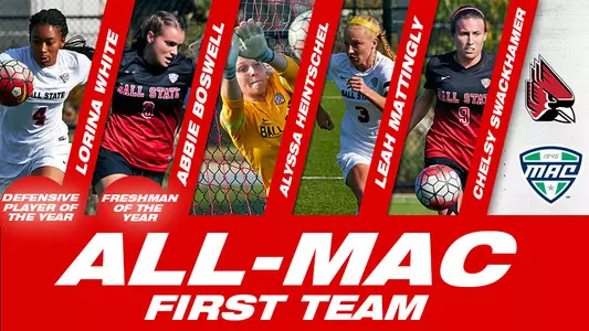 Soccer Places Five on All-MAC First Team