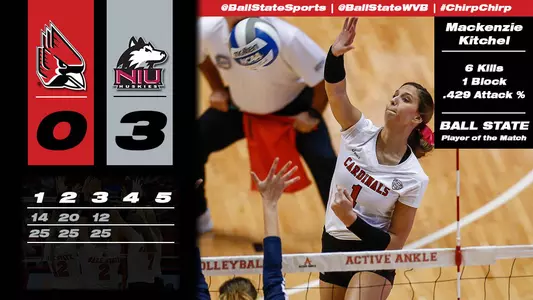 Despite Loss, Women?s Volleyball Locks Up Spot in MAC Tournament