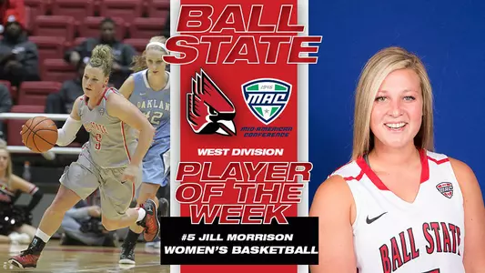 Morrison Named MAC West Division Player of the Week