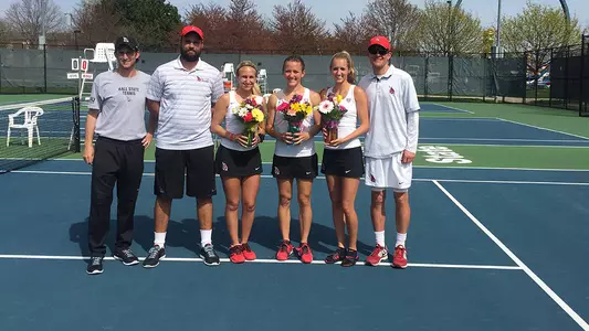 Women?s Tennis Sweeps BG, IUPUI on Senior Day