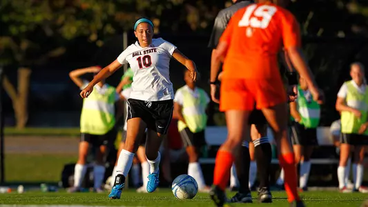 Soccer Shows off Firepower in Season-Opening Win