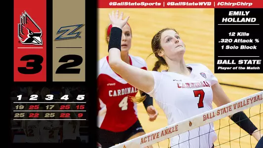 WVB Tops Akron to Improve to 2-0 in MAC Play