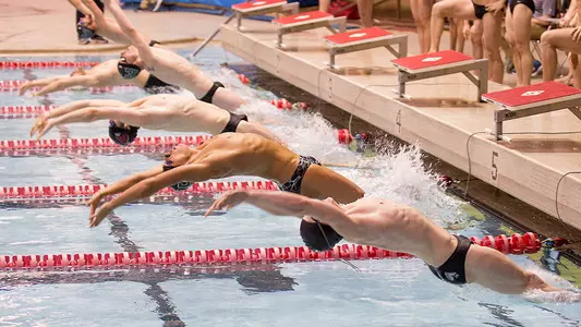 Eastern Michigan Slips Past Men's Swim & Dive 168-118