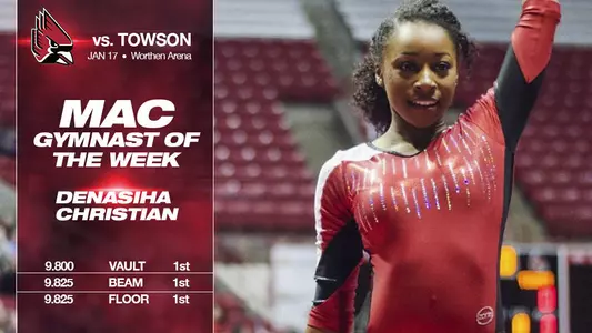 Denasiha Christian Earns Gymnast of the Week