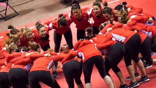 Gymnastics Places Second in Tri-Meet