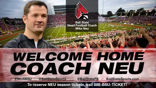 Mike Neu Returns to Ball State as Head Football Coach