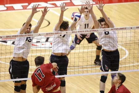 Men?s Volleyball Downs Sacred Heart In 3-1 Comeback Victory