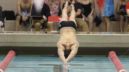 Men's Swim & Dive Earn Six Event Wins Over IUPUI, Xavier
