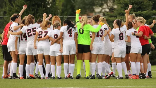 Soccer Team Huddle