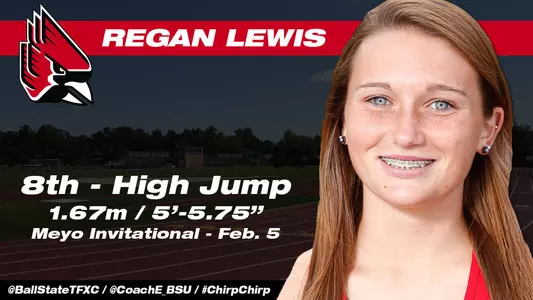 Lewis Leads T&F on First Day of Meyo Invite