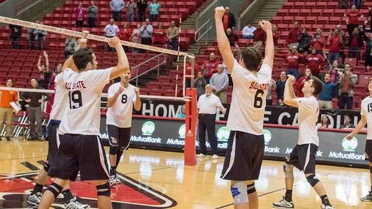 Men?s Volleyball Shuts Down No. 7 Ohio State In 3-2 Upset