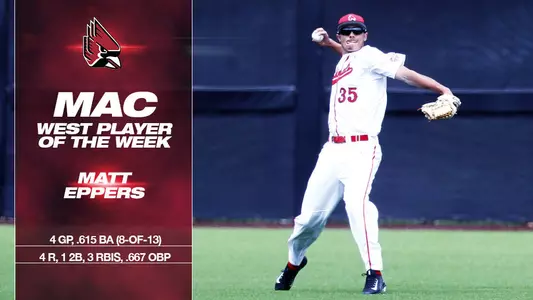 Matt Eppers Named MAC West Division Player of the Week